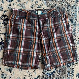 Maurices plaid Bermuda shorts